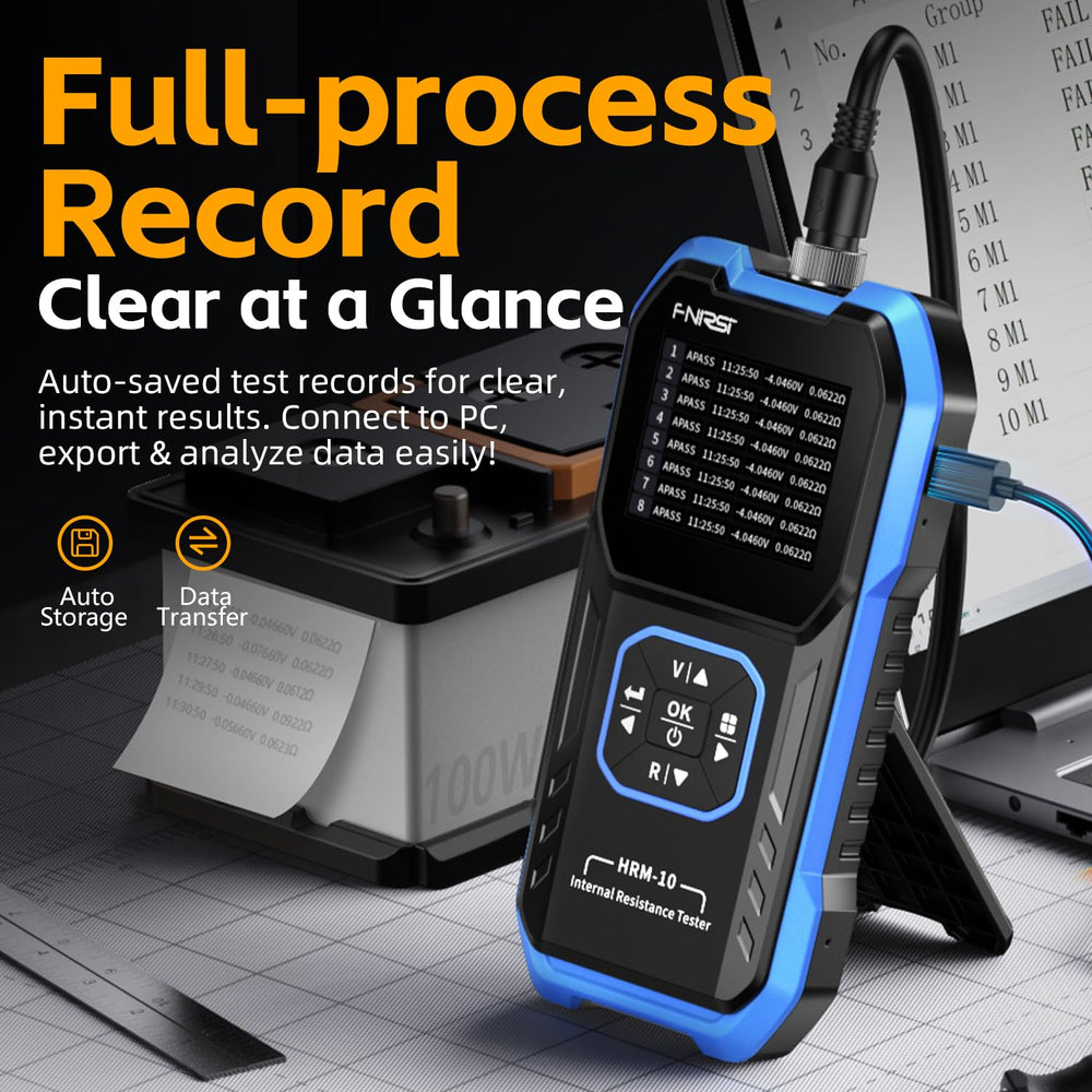 FNIRSI HRM-10 stores historical records and exports data for review