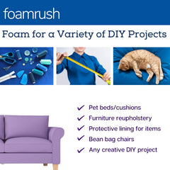 FoamRush locally made foam supports small-batch production and quick availability.