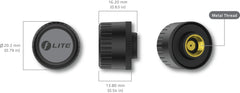 FOBO TIRE LITE wheel mount demonstrates quick, neat installation on the rim.