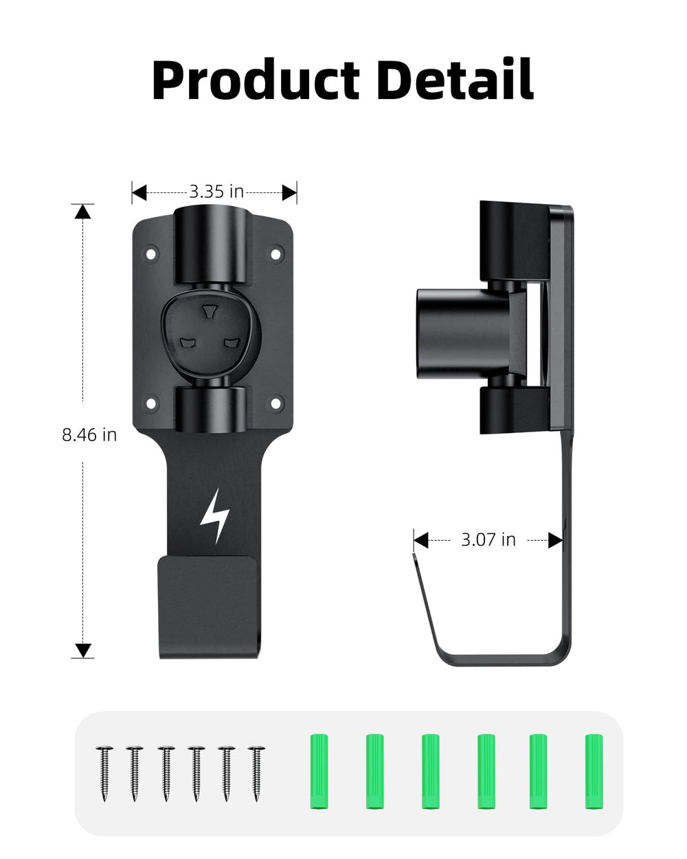 FOCSPROD whats-in-the-box includes the j-hook, mobile connector holder, and mounting screws