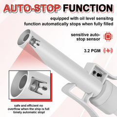 FODAHRWS pump features a gun-storage slot to keep the nozzle protected.