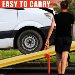 Foilswirl tire skates enable towing and loading tasks.