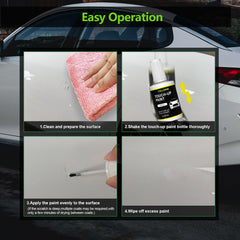 Followin DIY auto paint kit with tools for precise white repairs