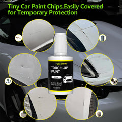 Followin 30ml white car paint bottle designed for swift color restoration