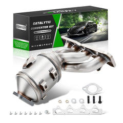 FOMIUZY catalytic converter kit installed on Hyundai Accent 1.6L for emissions efficiency