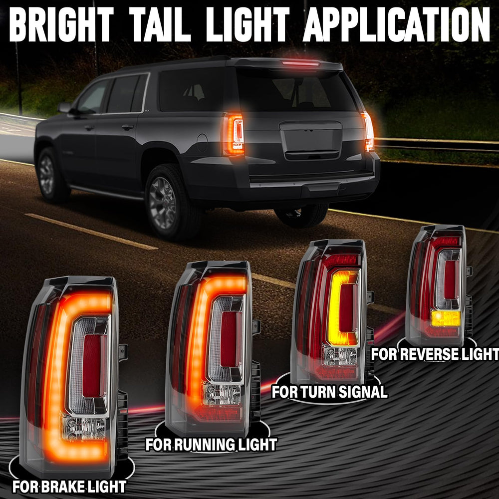 FOMIUZY rear LED taillight Yukon 2015-2020 boosts rear visibility