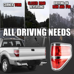 FOMIUZY tail light with bulbs included left Ford F-150 ready to install