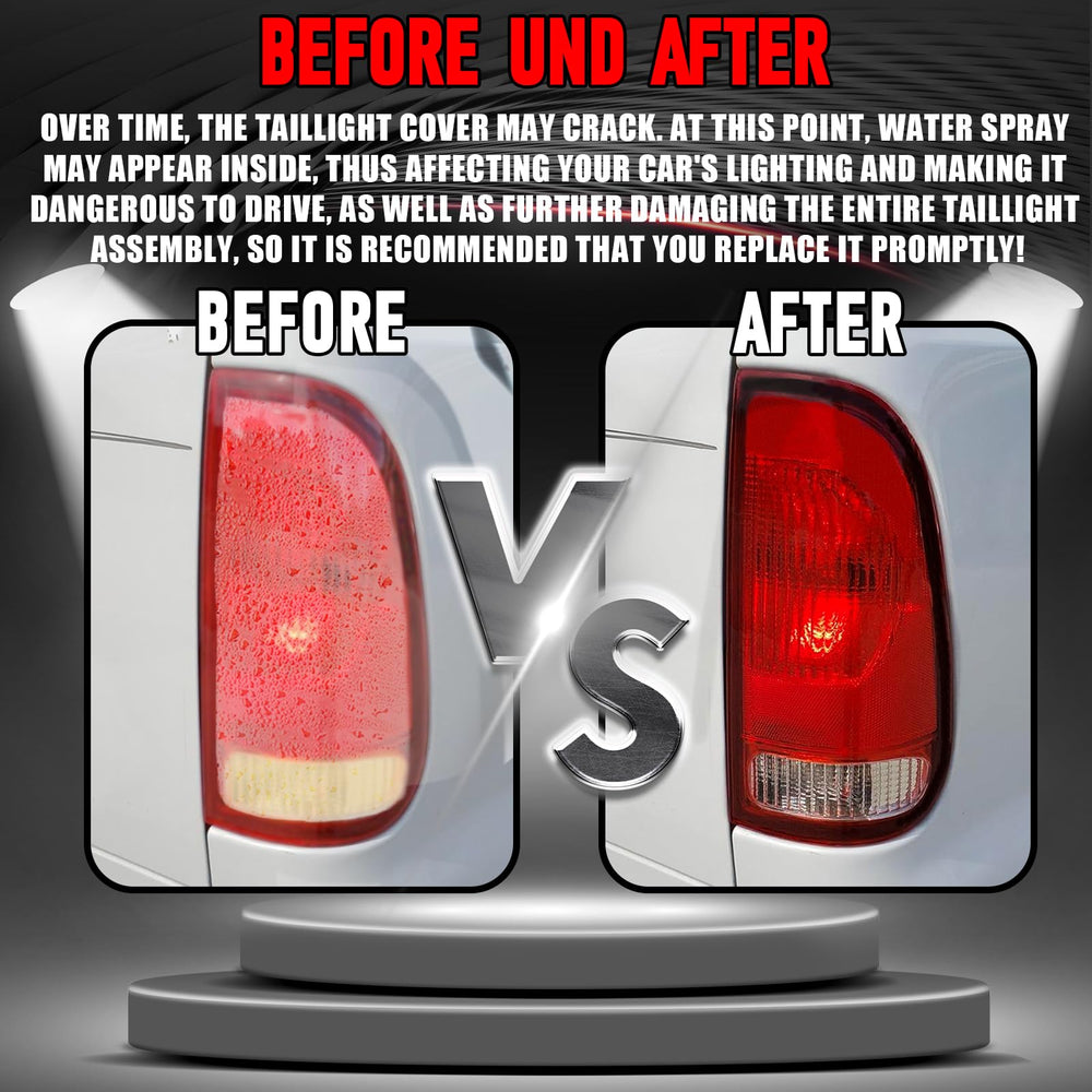FOMIUZY tail light housing for Ford F-150 right side, precise fit and visibility.