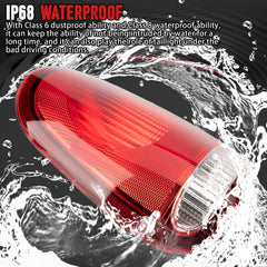 FOMIUZY tail light housing for Ford F-350 left side, sturdy build.