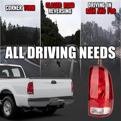 FOMIUZY tail light housing for Ford F-350 right side, OEM-grade replacement.