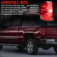 FOMIUZY tail-light assembly kit for Silverado and Sierra offers durable rear lighting
