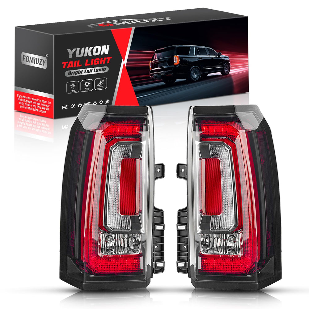 FOMIUZY tail lights assembly left driver for GMC Yukon enhances night visibility and signaling