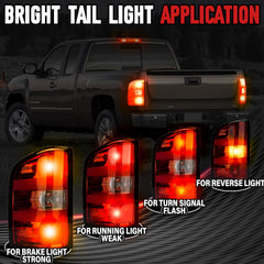 FOMIUZY taillight assembly for GMC Sierra 3500 Dually OEM-like fit