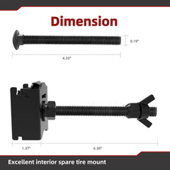 Foozet Robust Steel E Track Bracket resists deformation under heavy loads