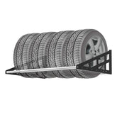 Foozet tire rack wall mount extended to 56 inches for easy access