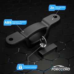 Forccord anti-corrosion coating on tie down anchors extends outdoor life.