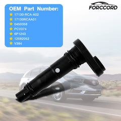 Forccord PCV valve packaging box with OEM-compatible labeling