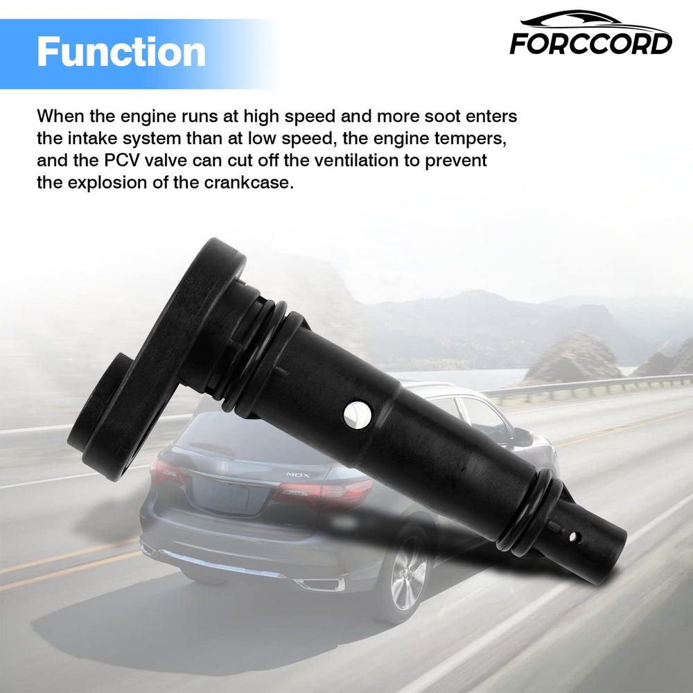 Forccord PCV valve installed in vehicle illustrating direct replacement fit