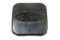 Ford Genuine cap installed on hitch area guards against dirt and moisture.