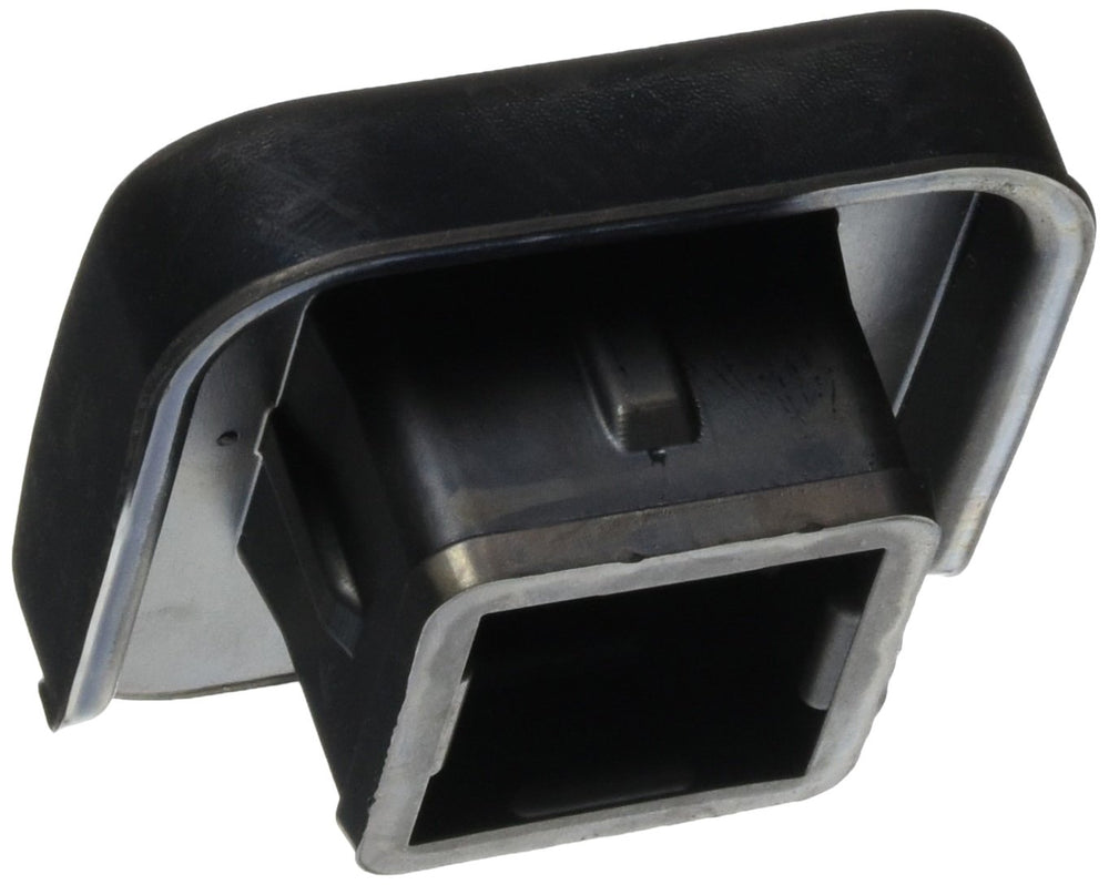 Ford trailer hitch cap closeup shows durable construction and precise fit.