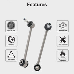 FORDECO JK/JL sway-bar-link installed view demonstrates lift-compatible fit