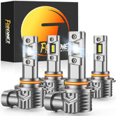 FORENNER 9005/9006 bulbs compact 1:1 fit for quick upgrades