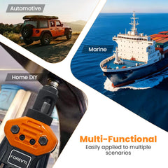FOREVTL high-strength carbon steel body resists wear and corrosion.