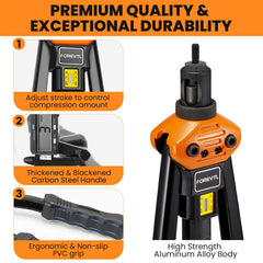 FOREVTL included wrench for quick nutsert installation adjustments.