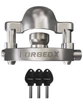 FORGEDX stainless steel trailer lock fits 2in couplers for secure towing