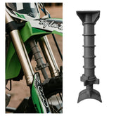 Fork-King adjustable fork support assembly demonstrates rugged transport protection.