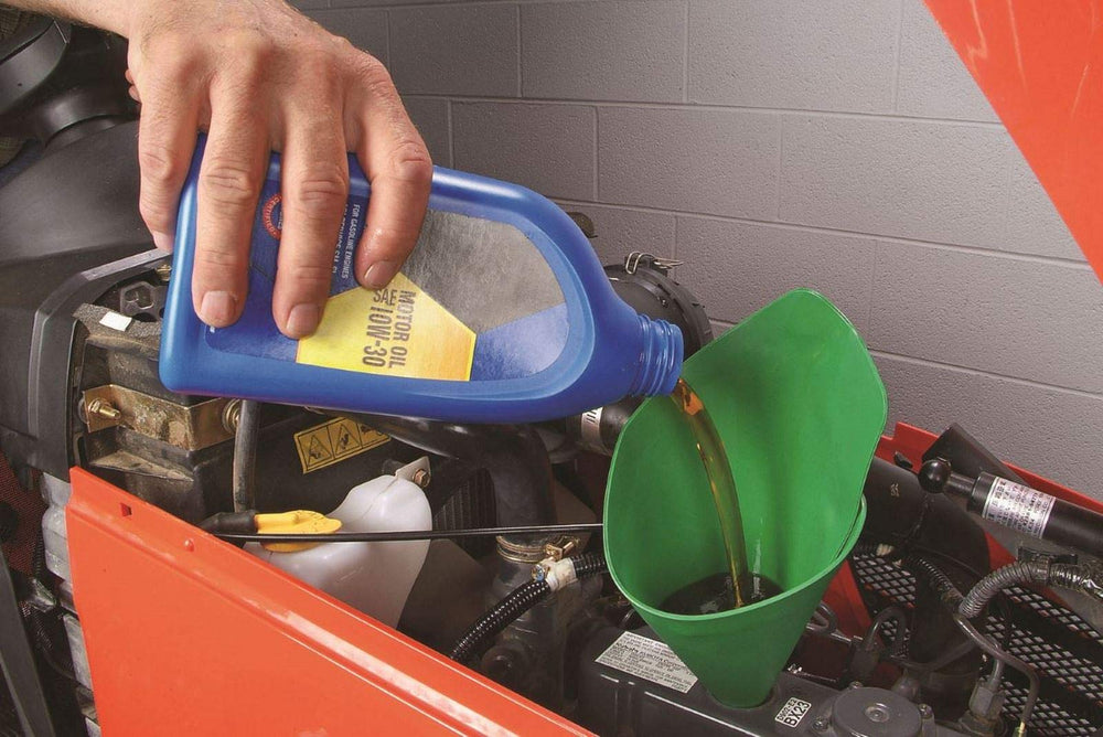Formafunnel GP-102 rolled compactly, ready for quick vehicle fluid tasks.