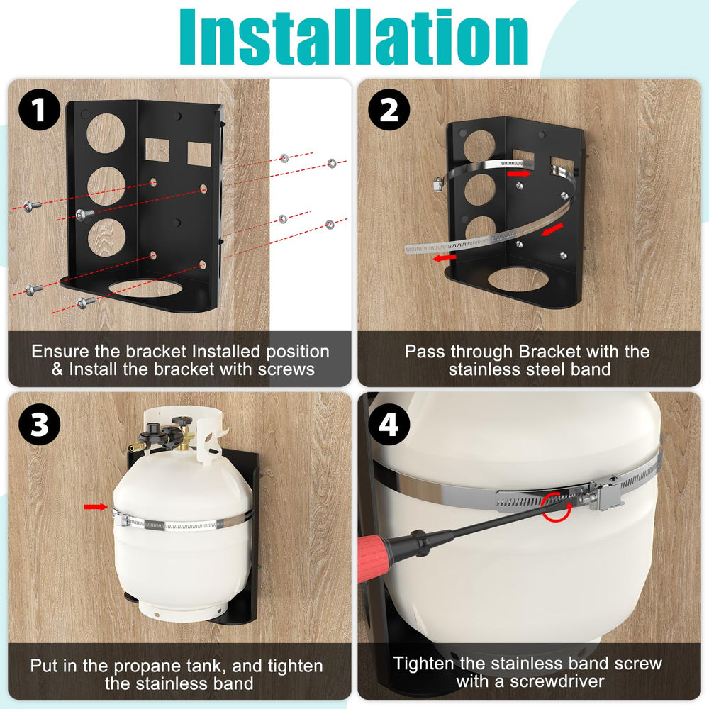 FOROIRON secure fuel tank mount preventing movement on rough roads