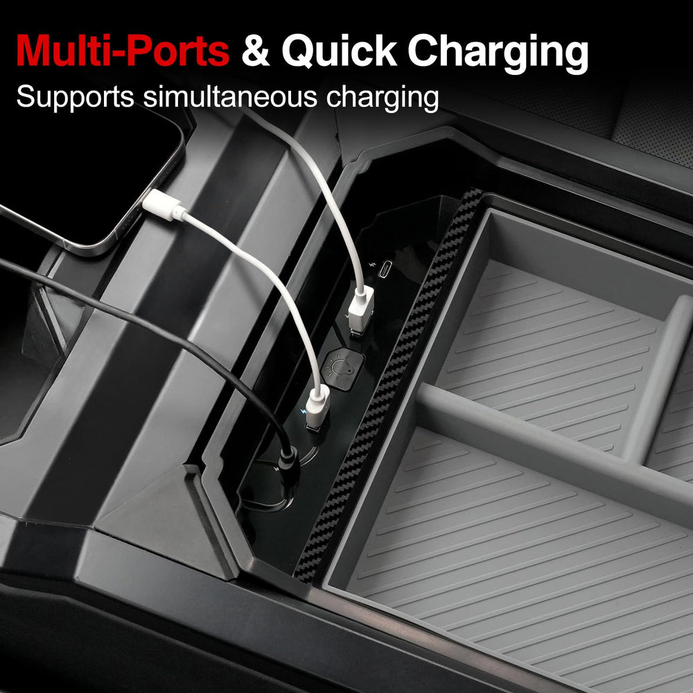 Foronetry hidden storage illumination lights inner pocket at night for easy finding.