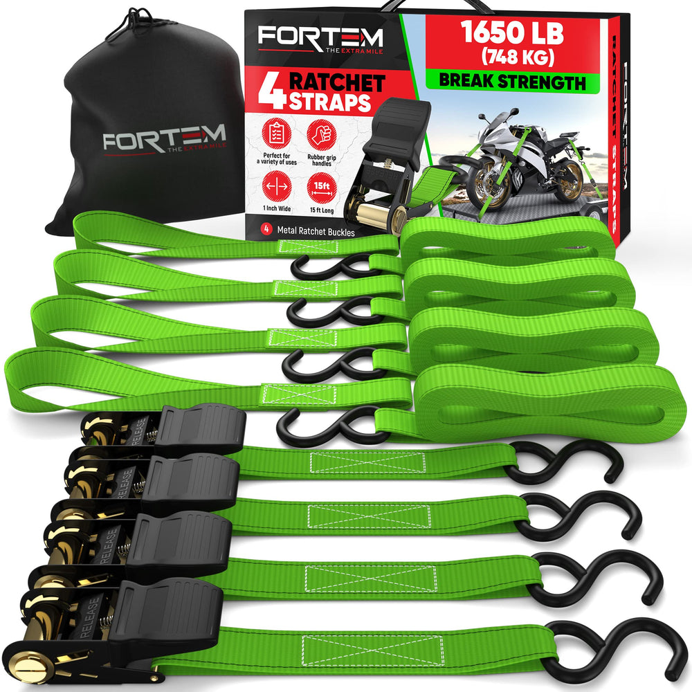 FORTEM ratchet buckle with rubber grip for secure tightening during transport