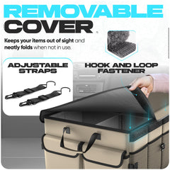 FORTEM Trunk Organizer includes a 20L cooler for beverages