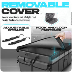 FORTEM mesh side pockets keep small items easily accessible