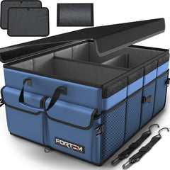 FORTEM trunk organizer for SUV, foldable storage keeps groceries and gear organized.