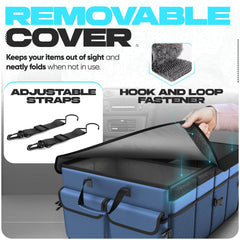 FORTEM trunk organizer with interlocking buckles lets you pair with other organizers.