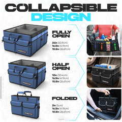 FORTEM trunk organizer with removable lid keeps items out of sight.