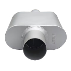 FortisArc universal muffler with aluminum-coated surface resists rust in harsh weather.