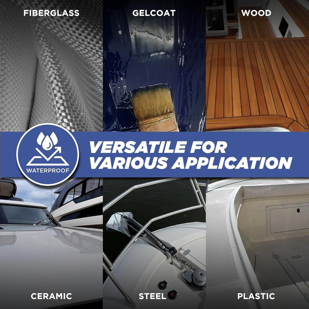 FORTIVO 5200 Marine Sealant sealed hull joint delivers long-lasting water resistance.