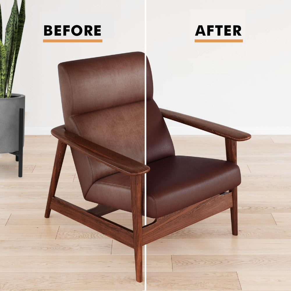 Fortivo Leather Color Restorer revives faded hues on sofas and chairs.