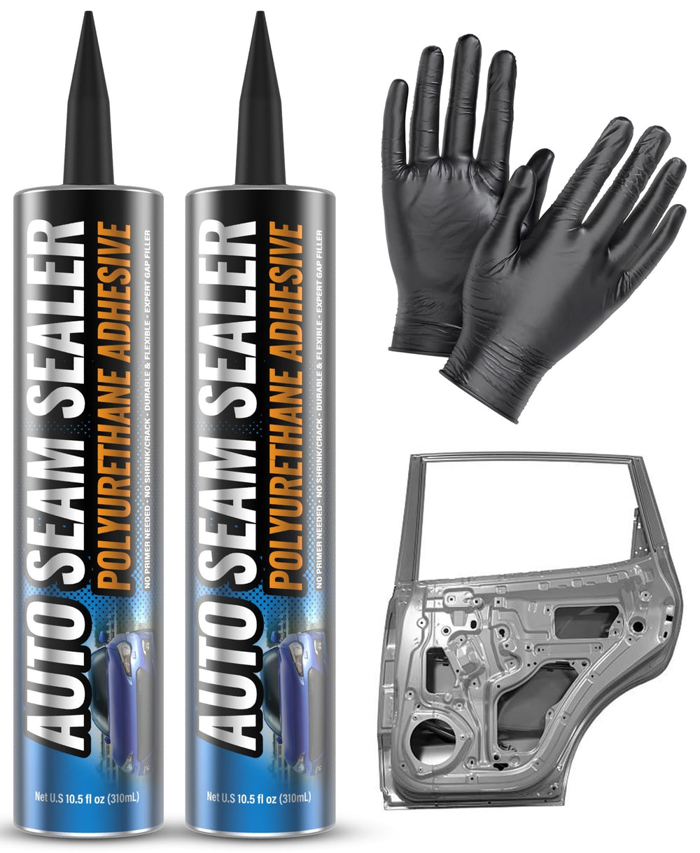 FORTIVO seam sealer 2-pack packaging closeup for durable auto repairs.