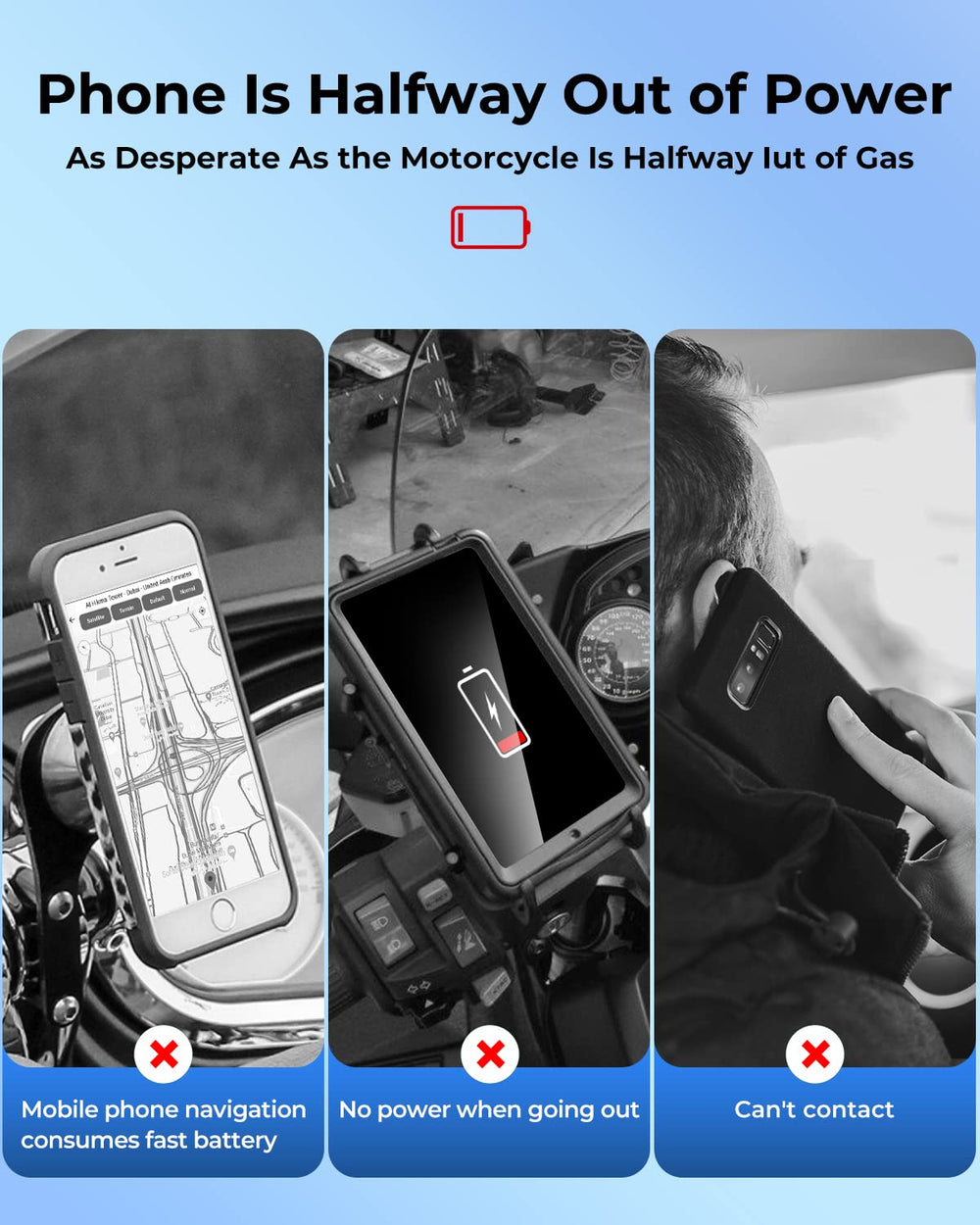 Foruly waterproof USB cover protects ports from rain and dust during rugged rides.