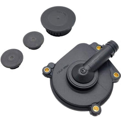Forwinparts oil separator cover on Mercedes engines, aids crankcase breathing