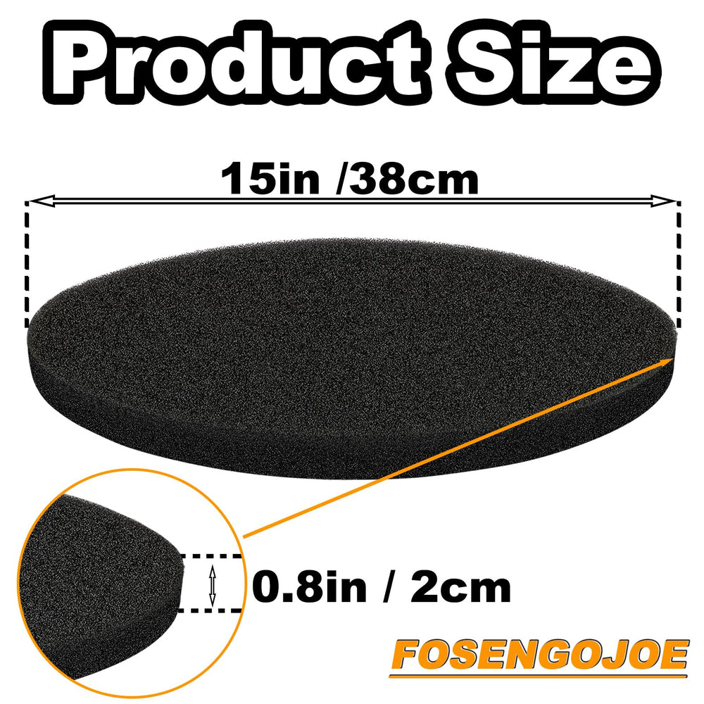 FOSENGOJOE heavy-duty sponge pad absorbs oil and resists heat