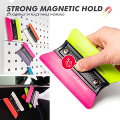 FOSHIO seven hardness squeegee blades covering soft to firm options for curves