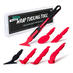 FOSHIO 7-in-1 vinyl tuck tool set with black tip for rigid edge work.