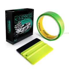 FOSHIO finish-line tape 50m roll for clean, precise wrap lines.