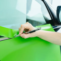 FOSHIO green felt squeegee protects vinyl and prevents scratches.